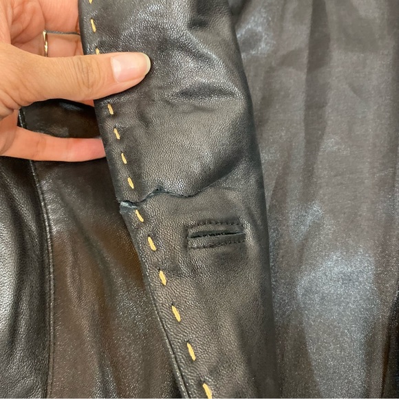Genuine leather coat - Picture 7 of 10